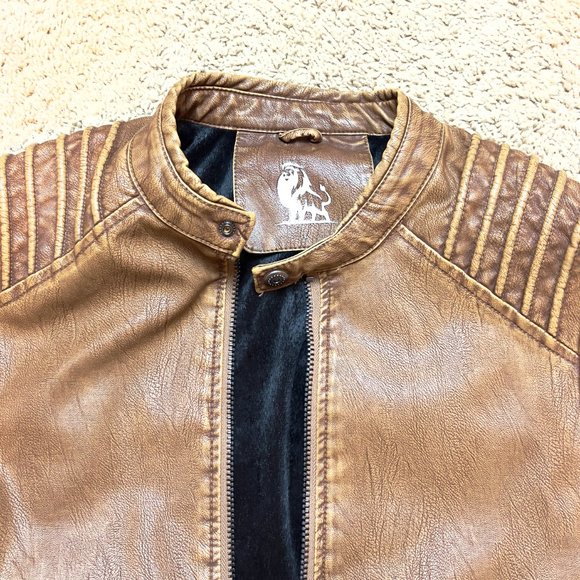 NWT David Outerwear Leather Jacket - Picture 3 of 14